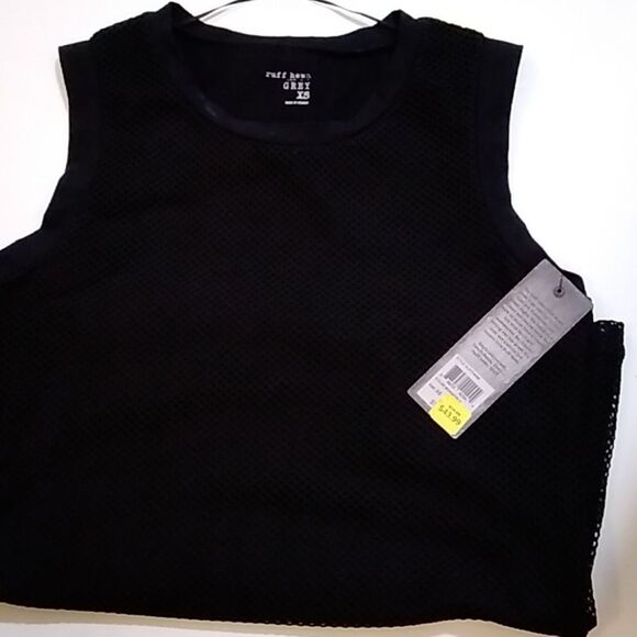 Ruff Hewn Grey Women's Top Blouse Size XS - Picture 12 of 16